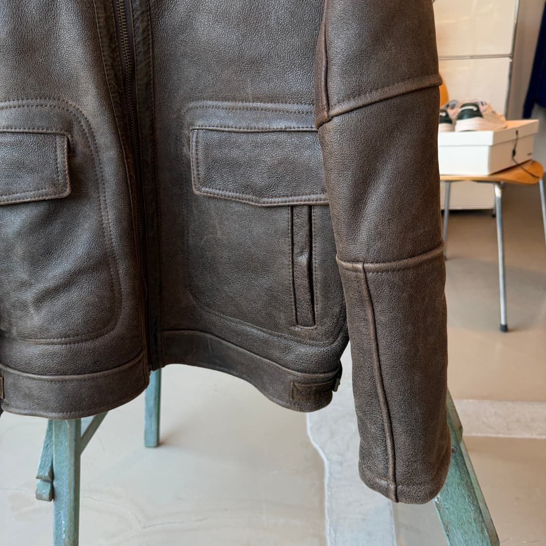 vtg sheepsikn 무스탕 자켓 상품이미지2