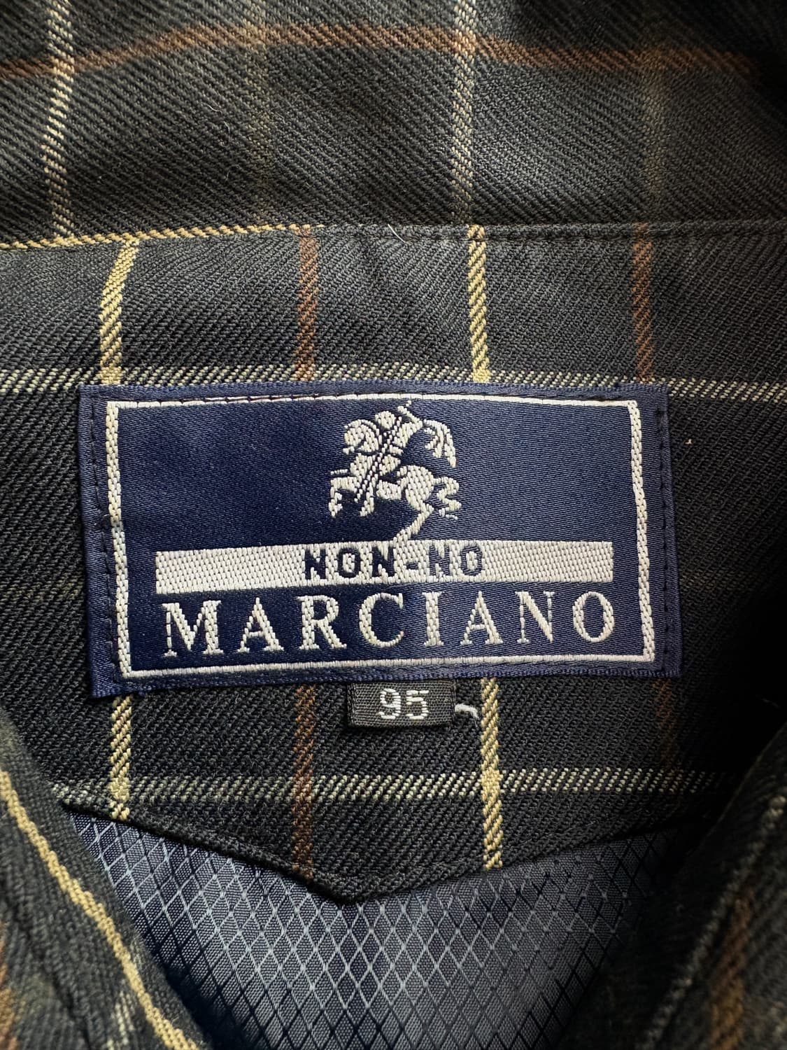 빈티지 아카이브 체크 패턴 블루종 스윙톱 자켓 3646 상품이미지4