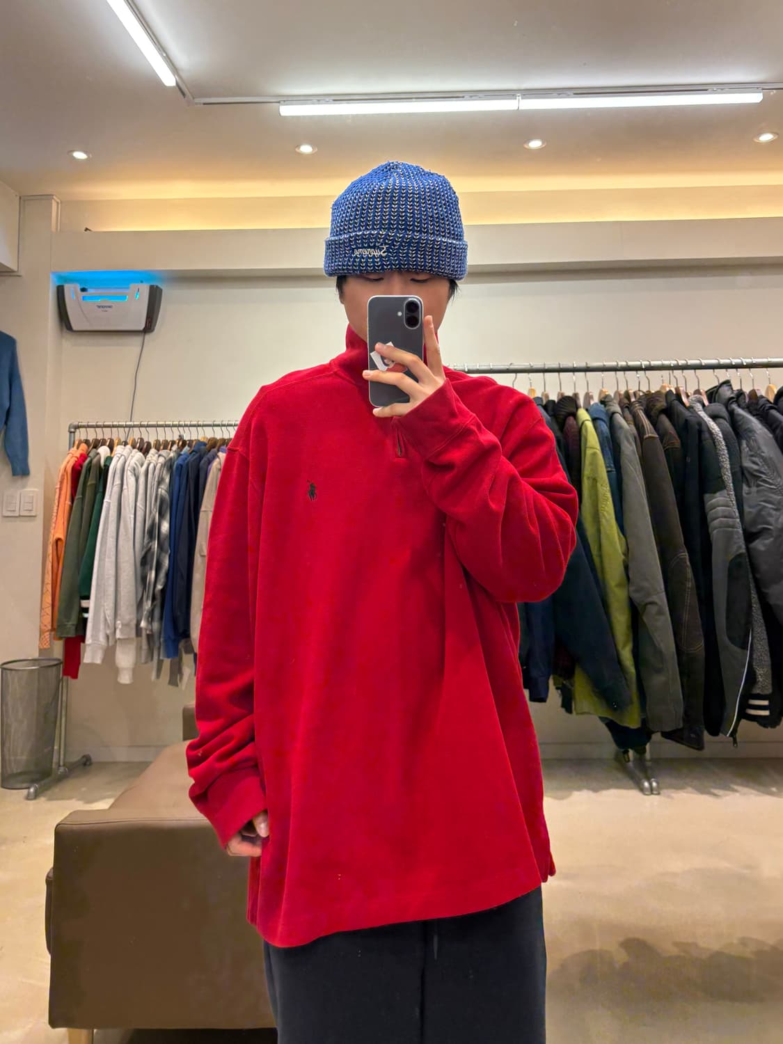 폴로 랄프로렌 하프 집업 상품이미지9