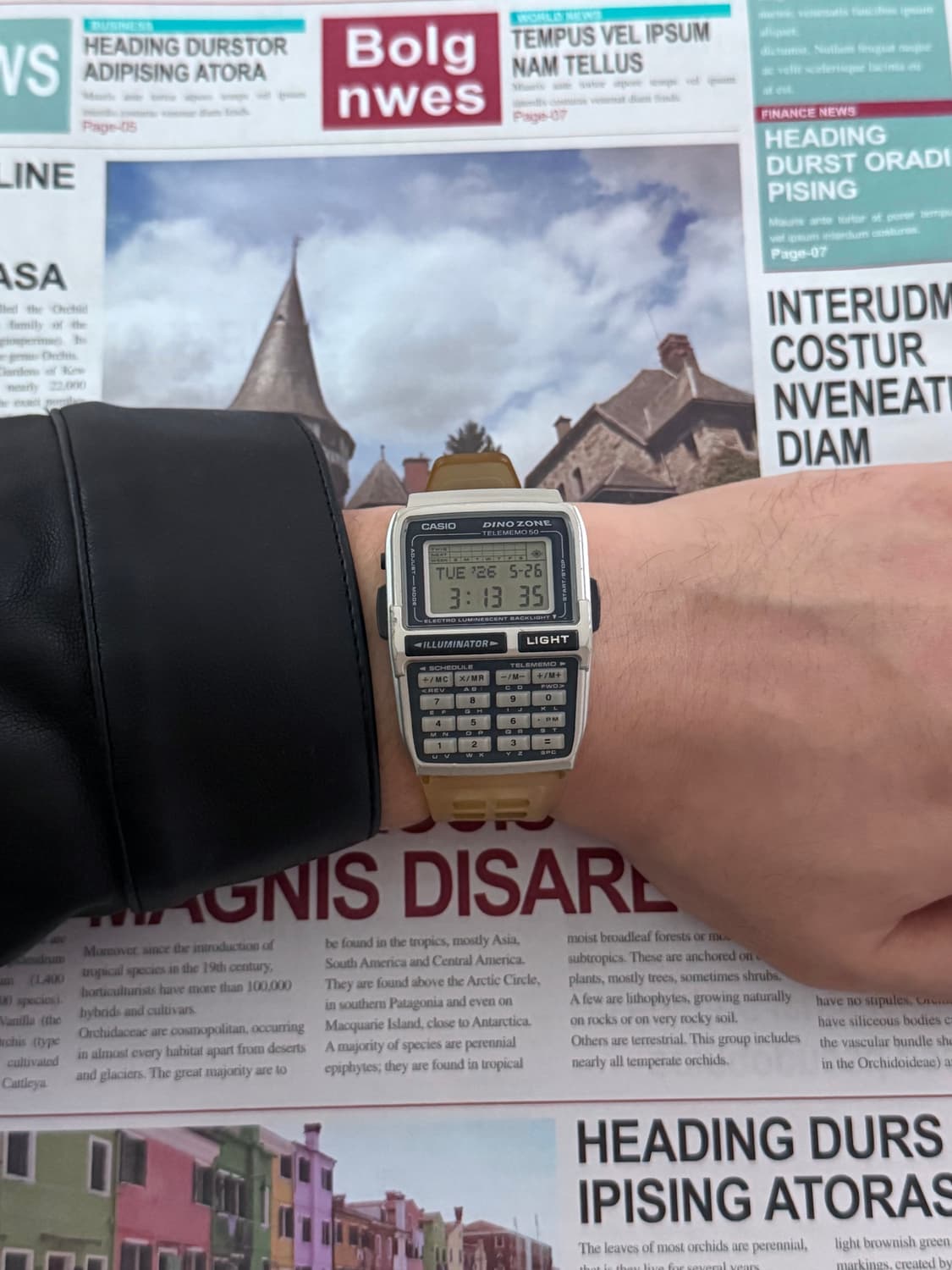 Casio 카시오 DBC-63 다이노 스켈레톤 한정판 Date Bank 상품이미지9