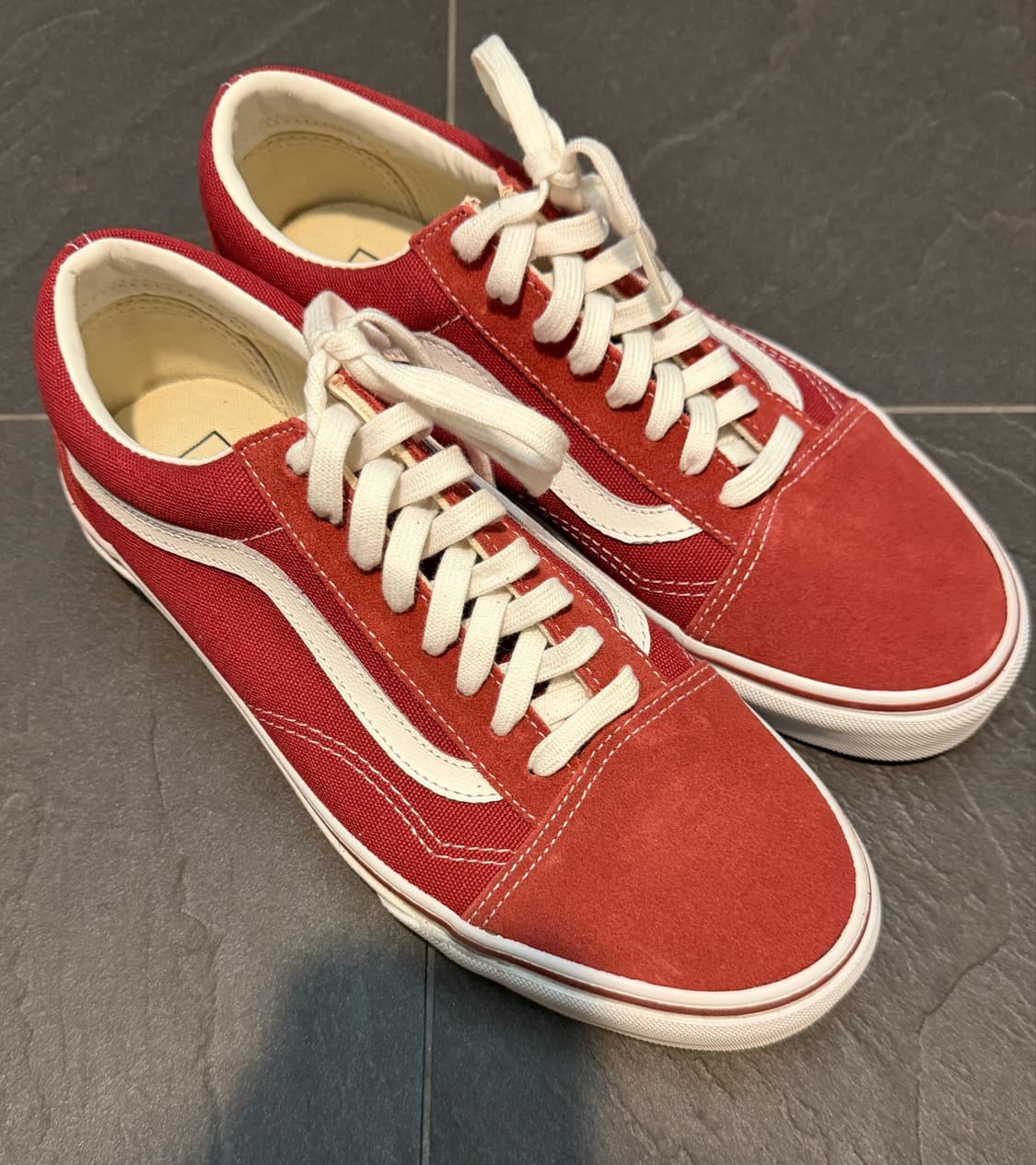반스 올드스쿨 레이싱 레드(Vans Old Skool Racing Red 상품이미지1