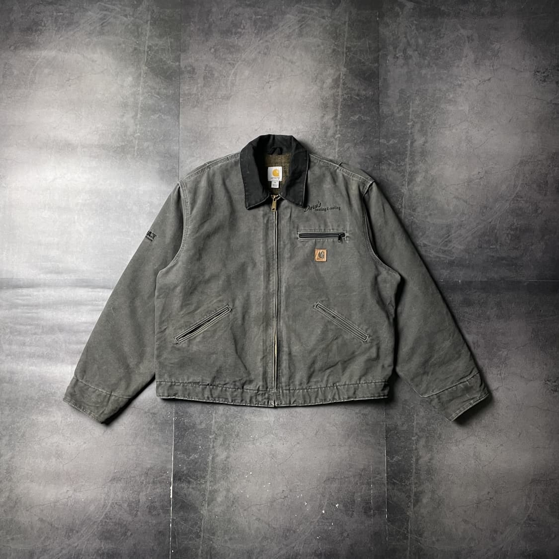 CARHARTT 칼하트 그레이 J97 디트로이트 워크 자켓 A00850 상품이미지1