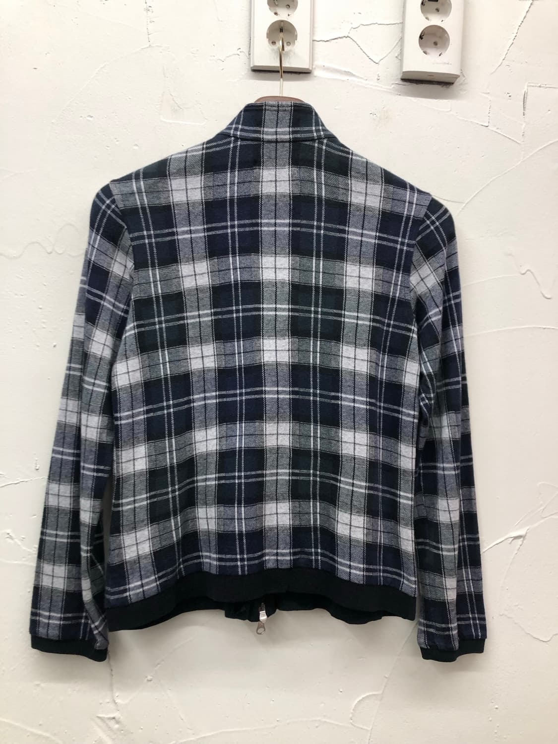 프레드페리 체크 해링턴 집업 상품이미지2