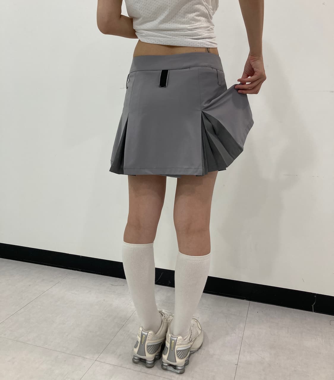 Hidden pleated mini sk 상품이미지6