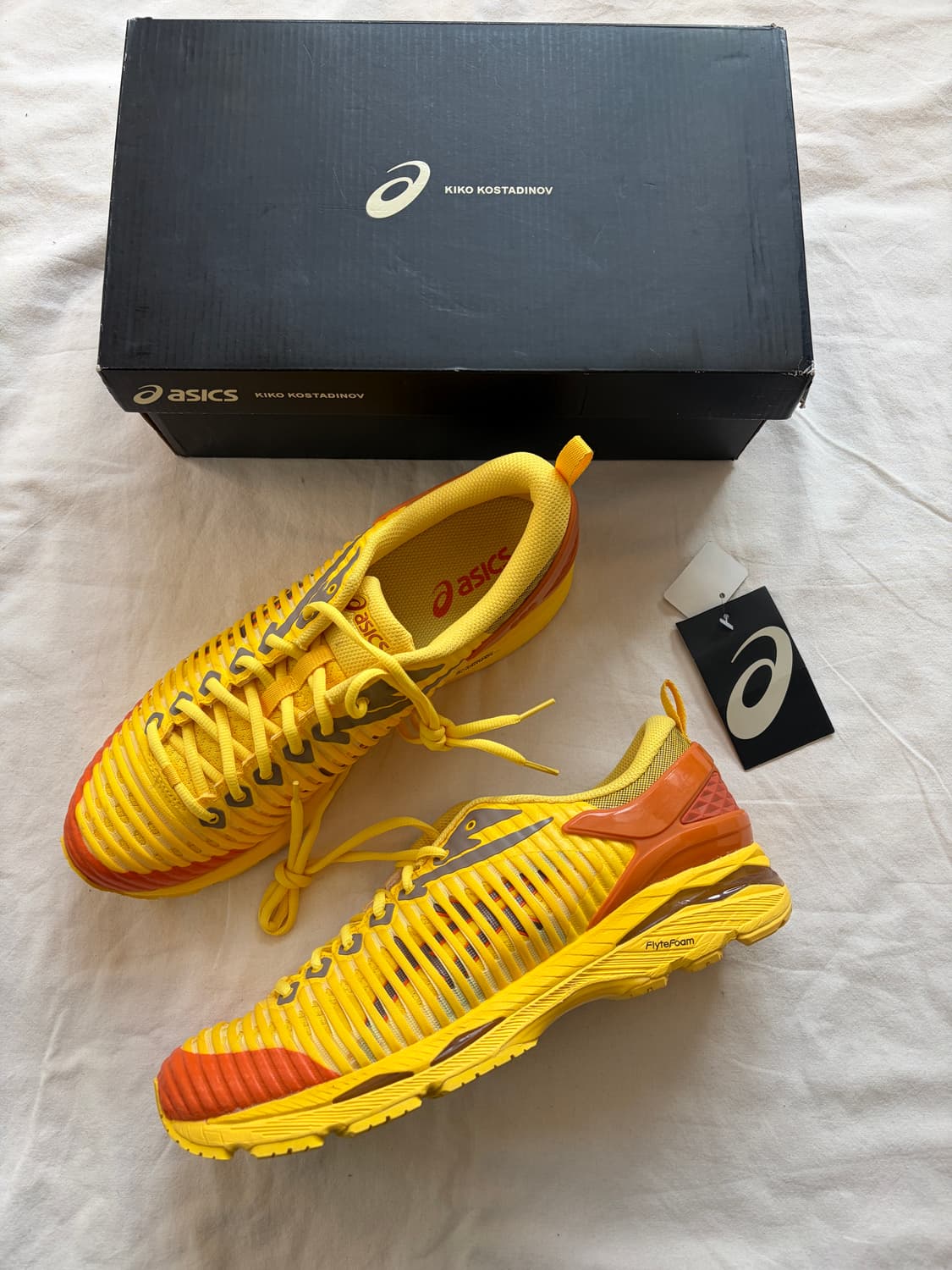 아식스 x 키코 코스타디노브 젤 델바 1 옐로우 Asics x kiko 상품이미지2