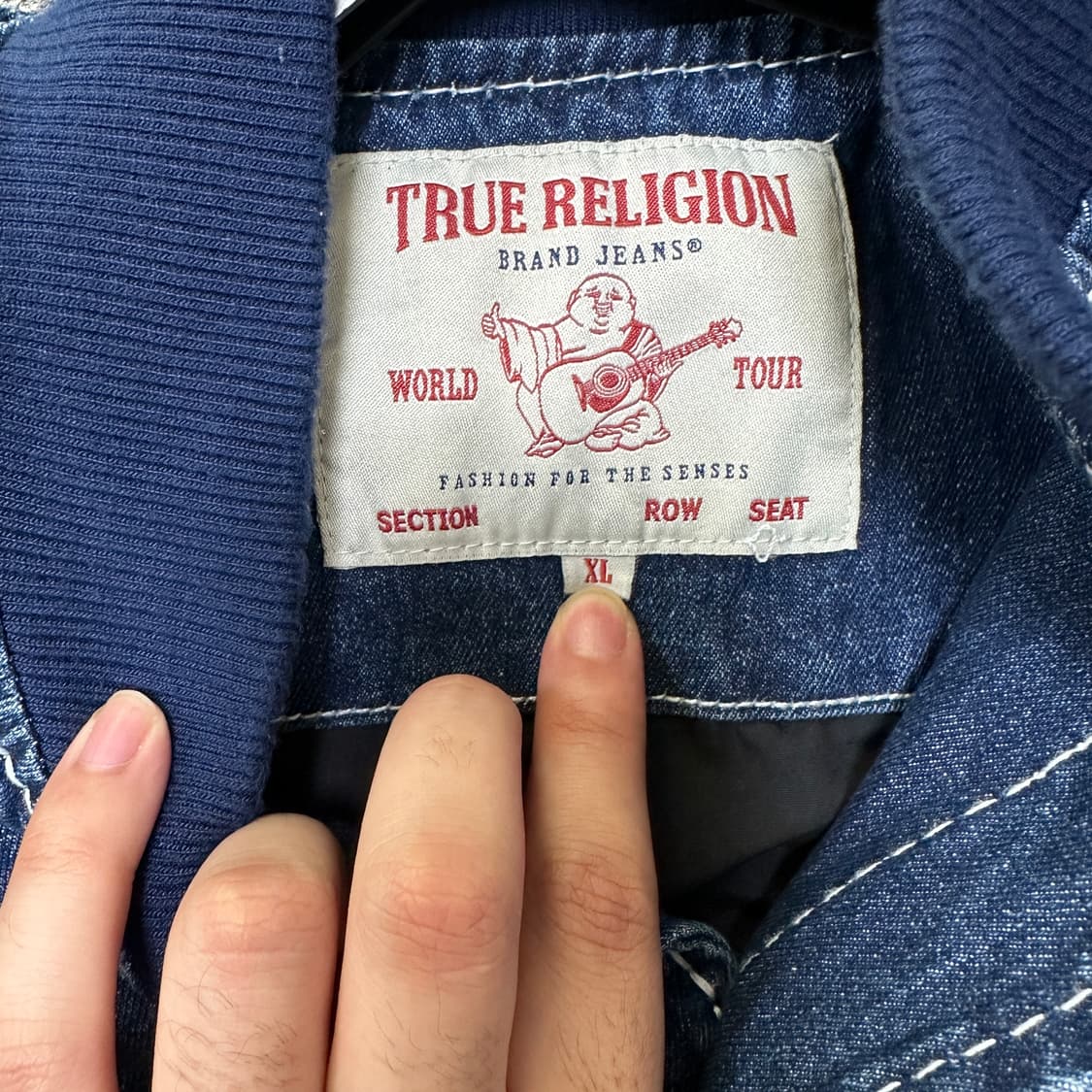 트루릴리젼 바시티 자켓 인디고 XL 상품이미지4