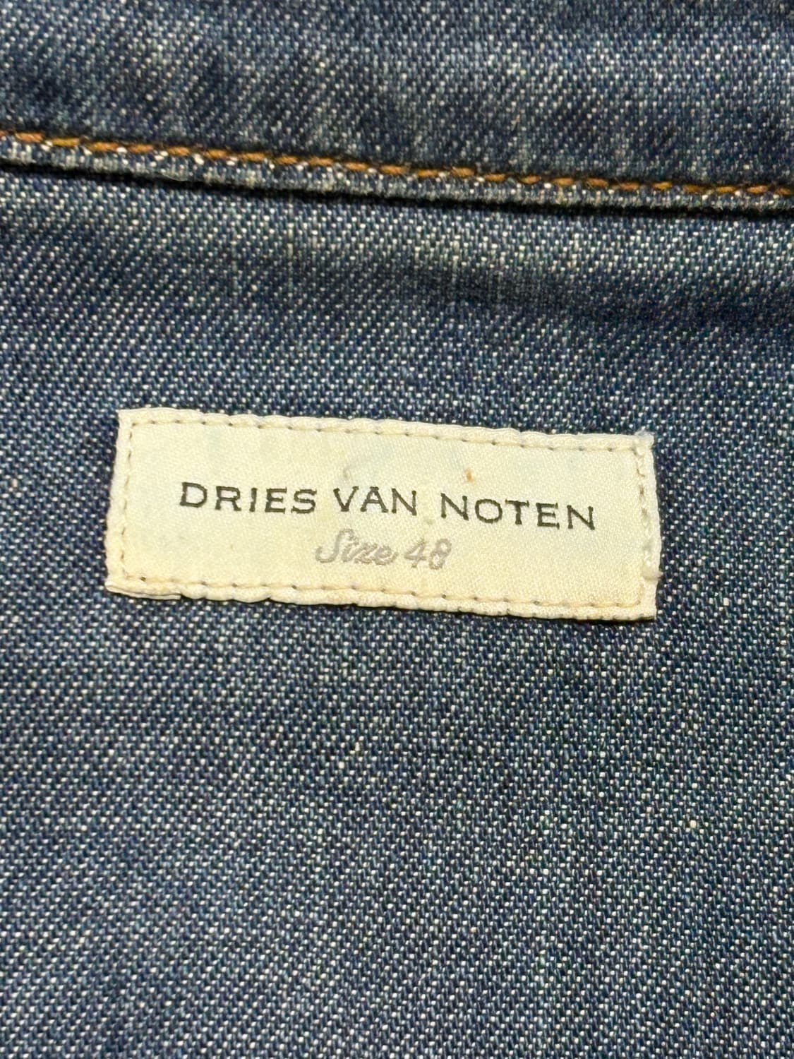 드리스반노튼 데님 웨스턴 셔츠 상품이미지5