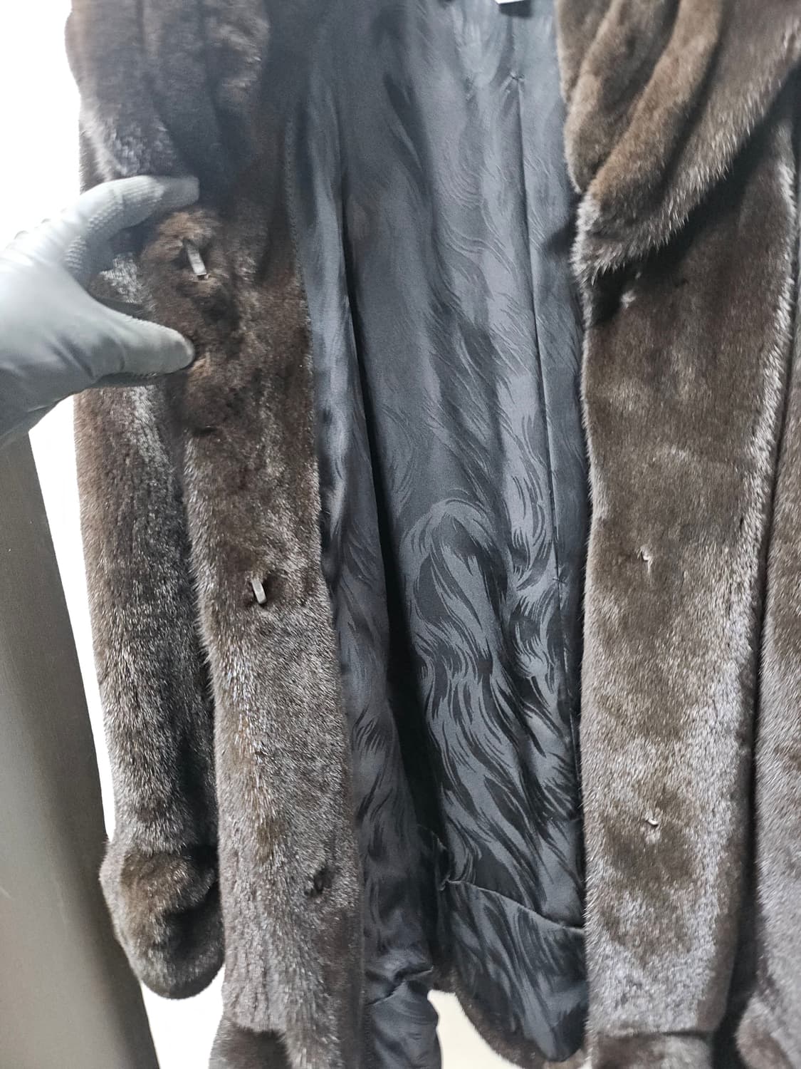 마담포라 블랙그라마 밍크 코트 자켓 브라운 Free 상품이미지4