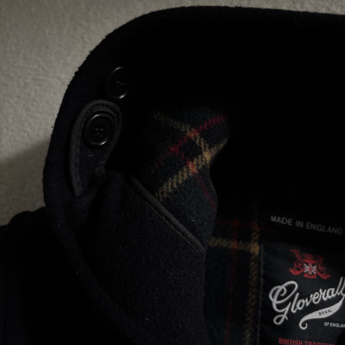 글로버올 영국제 울 떡코 더플코트 상품이미지4