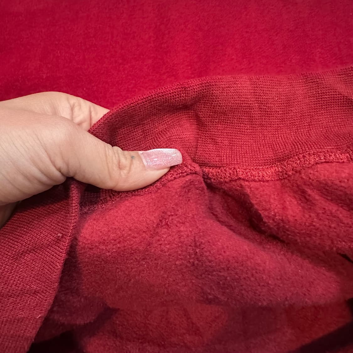 빈티지 USC 트로잔스 버건디 풀오버 후드티M 상품이미지4