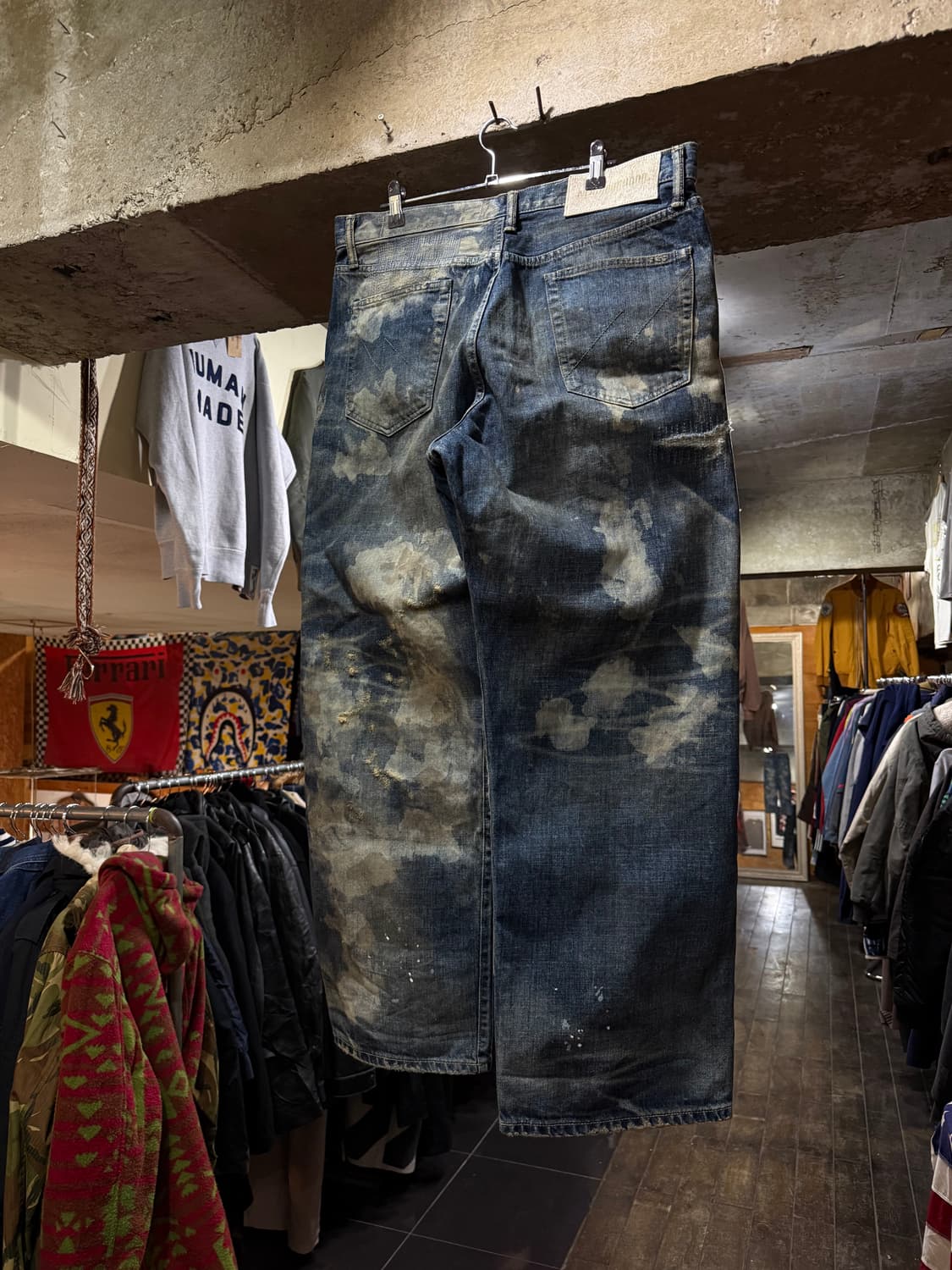 24ss Neighborhood 네이버후드 세비지 데님 DP 와이드 팬츠 상품이미지4