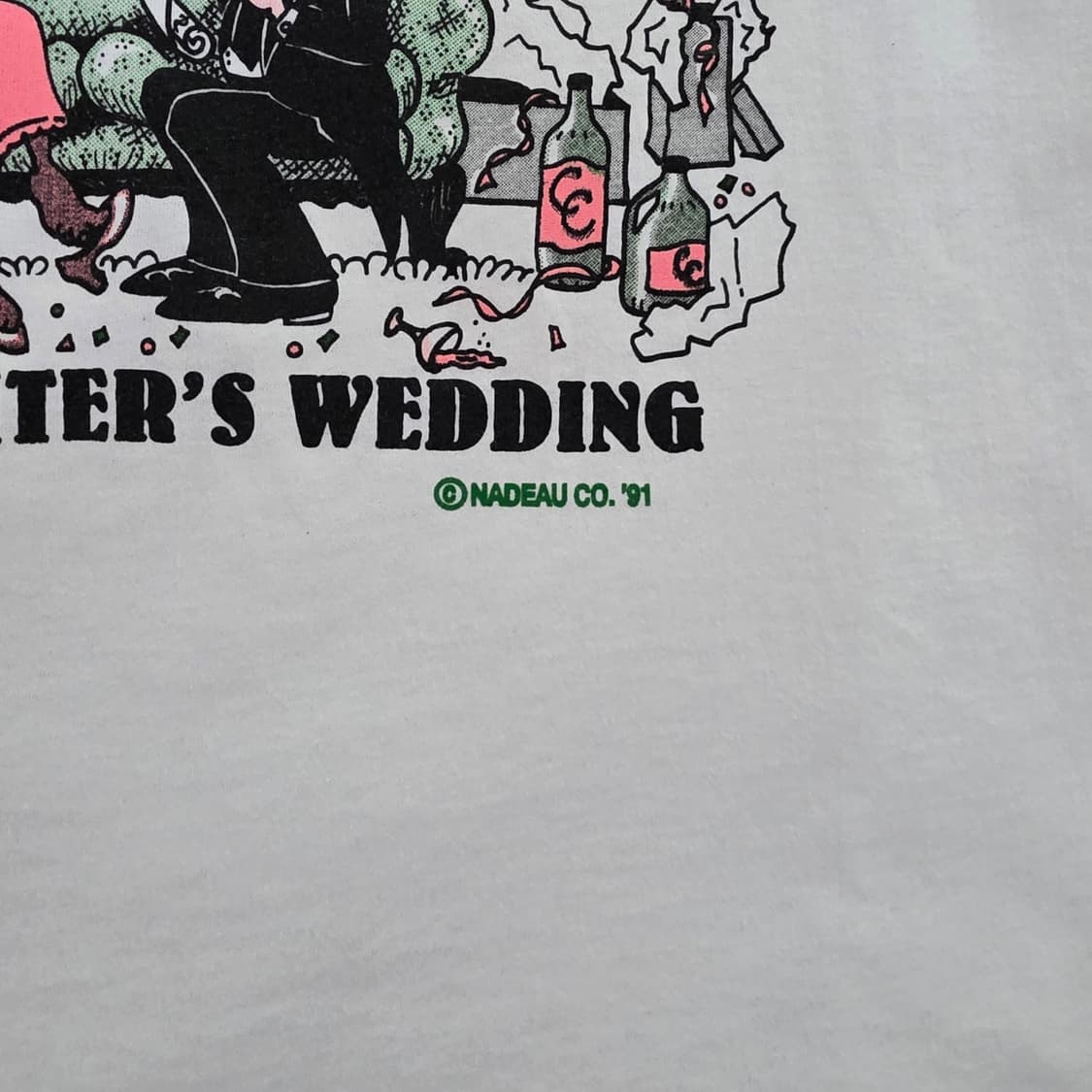 [XL] 90s 빈티지 서바이브드 웨딩 유머티 상품이미지4