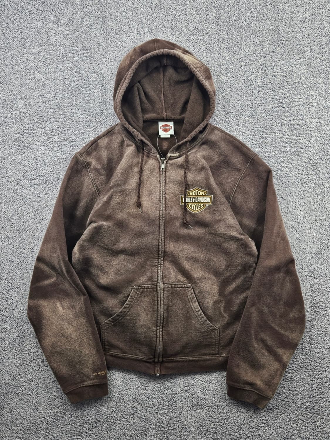 할리데이비슨 다잉워시드 커스텀 스웻 후드집업 ( L ) / 11454 상품이미지3