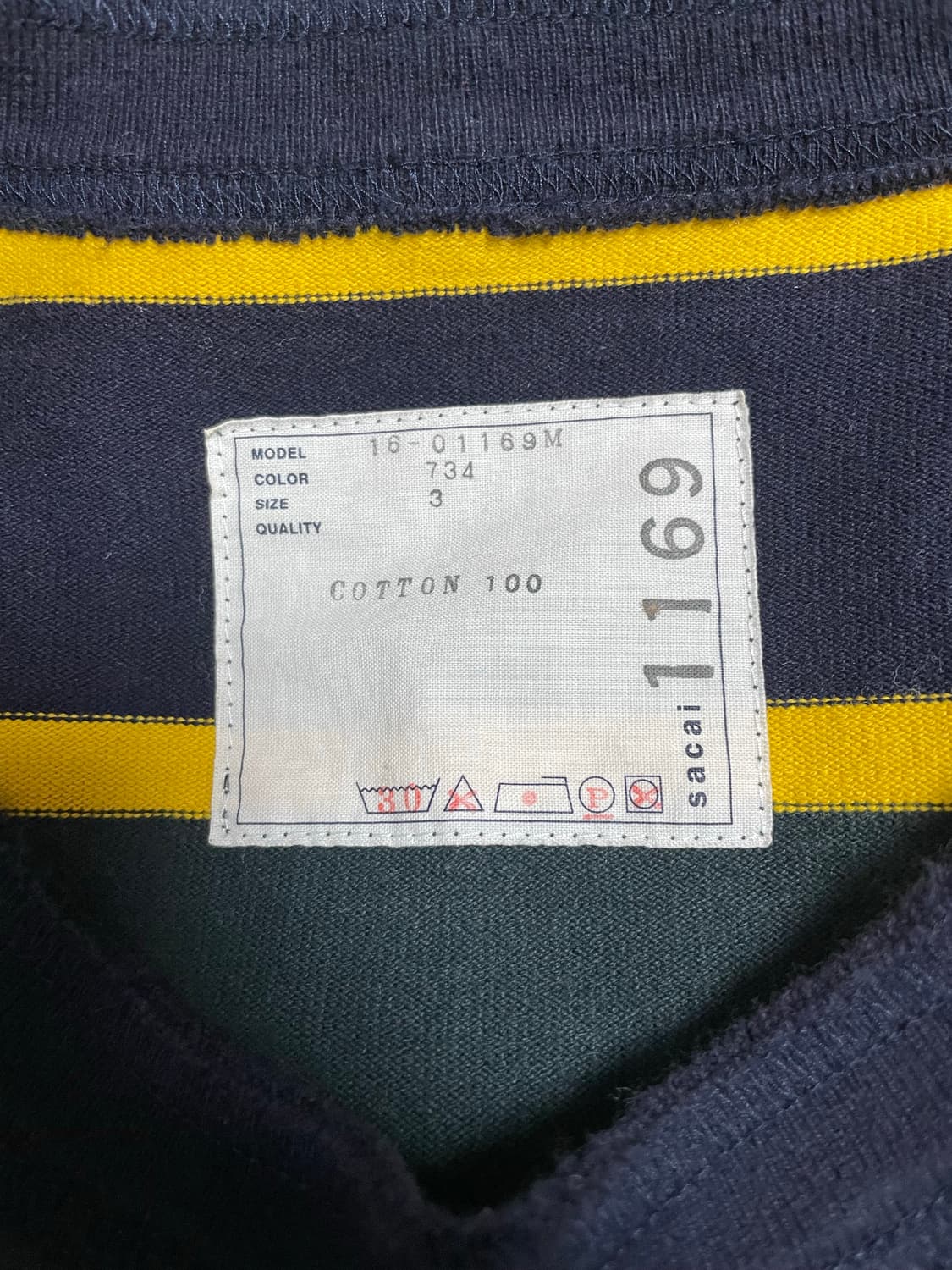 사카이 스트라이프 롱 슬리브 티셔츠 상품이미지3