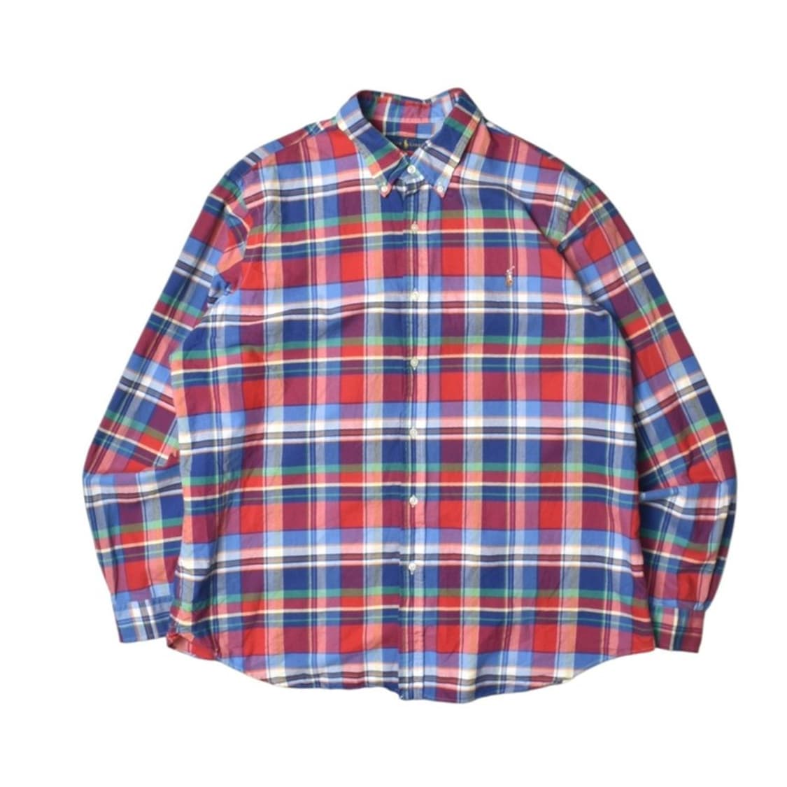 폴로 랄프로렌 빅셔츠 체크 남방 XXL N1177 상품이미지2