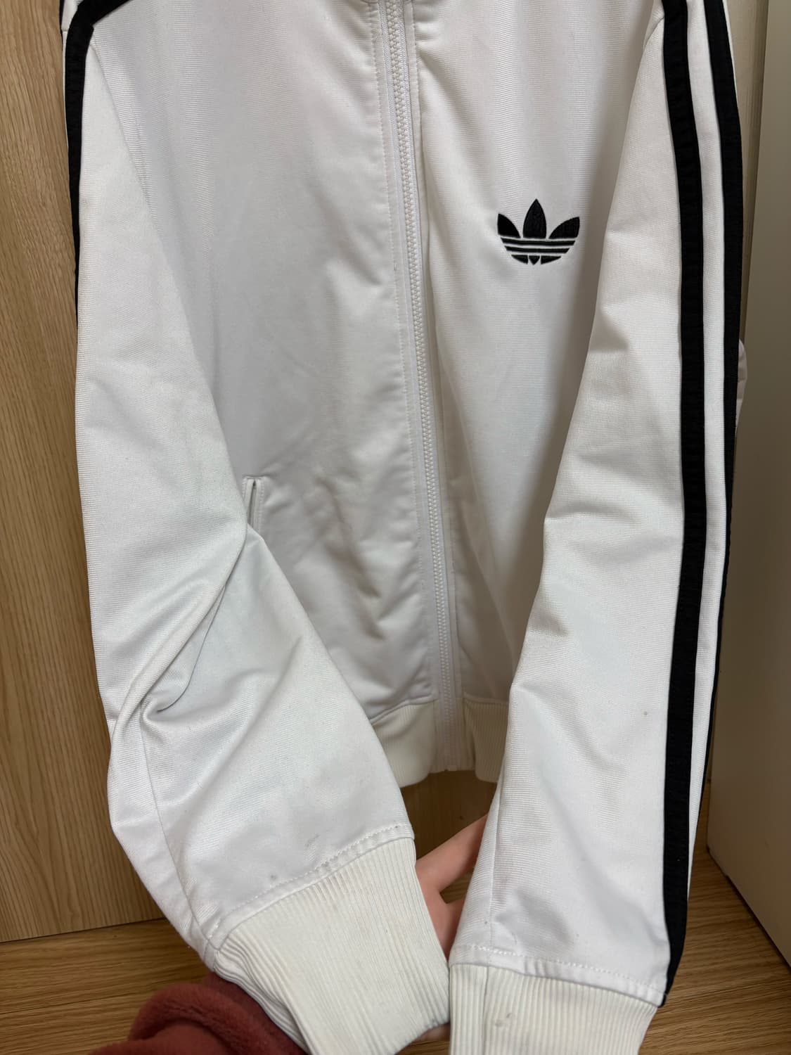 (S)아디다스 파이어버드 구파이어버드 져지집업 트랙탑 화이트 상품이미지2