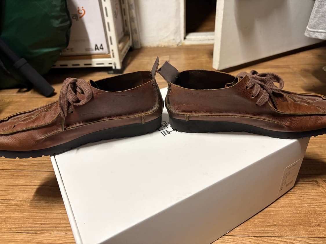 2) 폴리테루 스티치드 왈라비 브라운 판매해요 상품이미지6