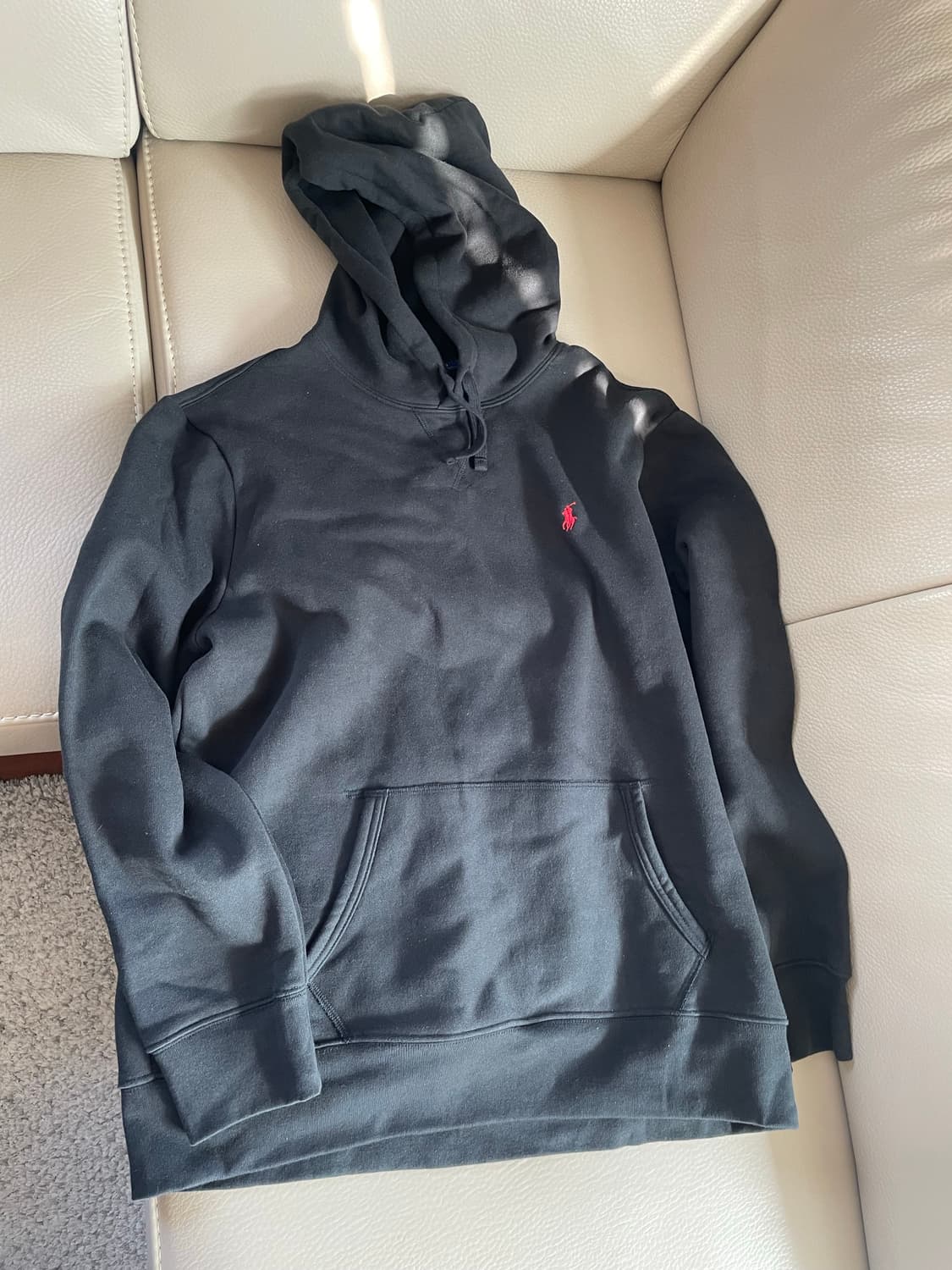 폴로 랄프로렌 후드티 레드 포니 xl 사이즈 팝니당(쿨거에눌) 상품이미지1