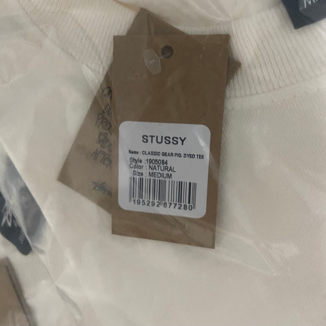 스투시 반팔티 (Classic Gear Tee Pigment Dyed) 상품이미지5
