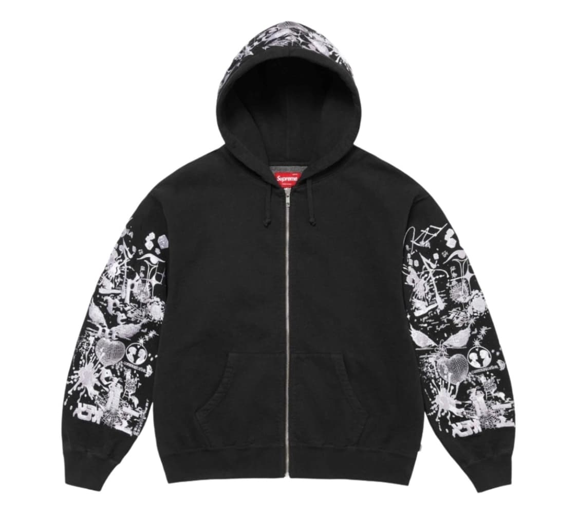 (M) 슈프림 아오이 집업 후드 스웨트셔츠 상품이미지1