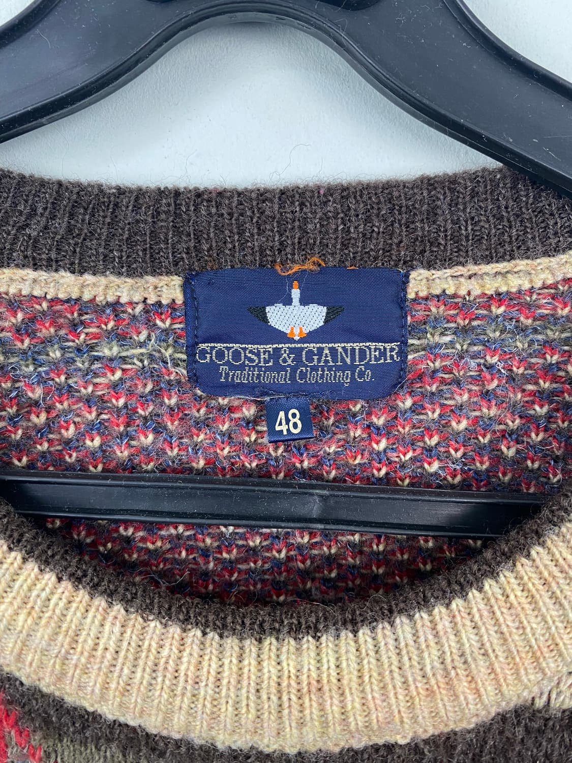 GOOSE & GANDER 에스닉패턴 울 니트 48 상품이미지3