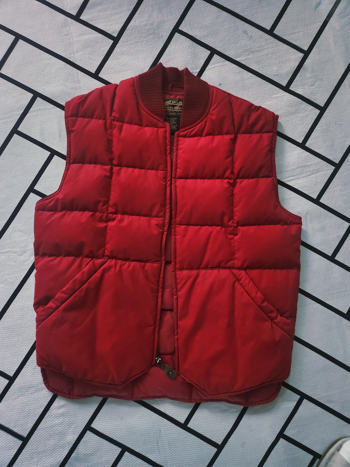 80s 에디바우어 푸퍼 패딩 베스트 상품이미지1