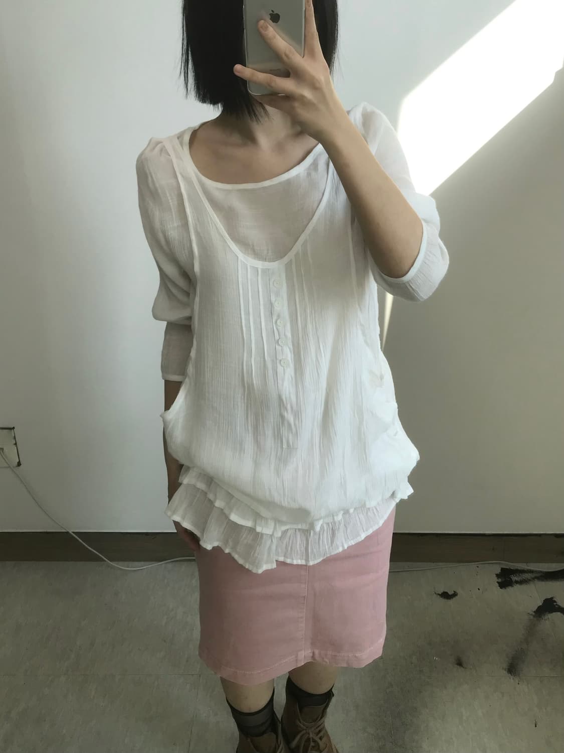 빈티지 레이어드 탑 상품이미지3