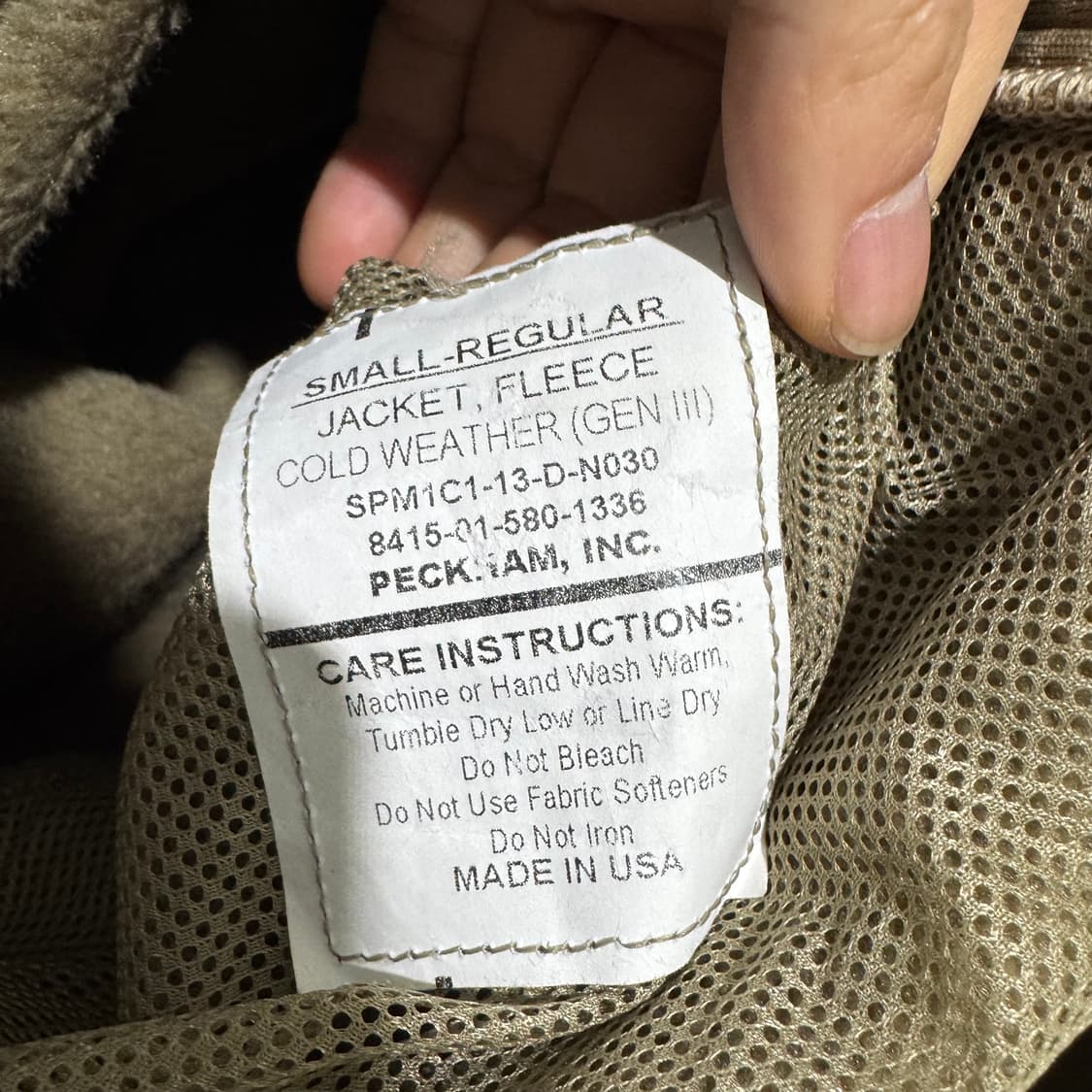 미군 gen3 폴리텍 후리스 상품이미지2