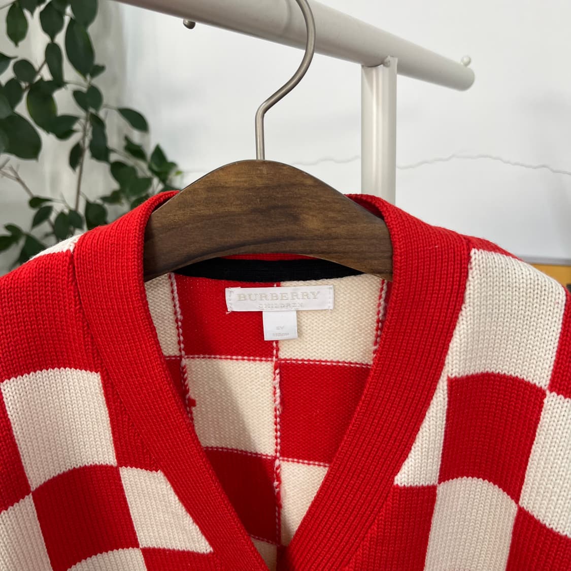 버버리 키즈 울 가디건 4y 상품이미지4