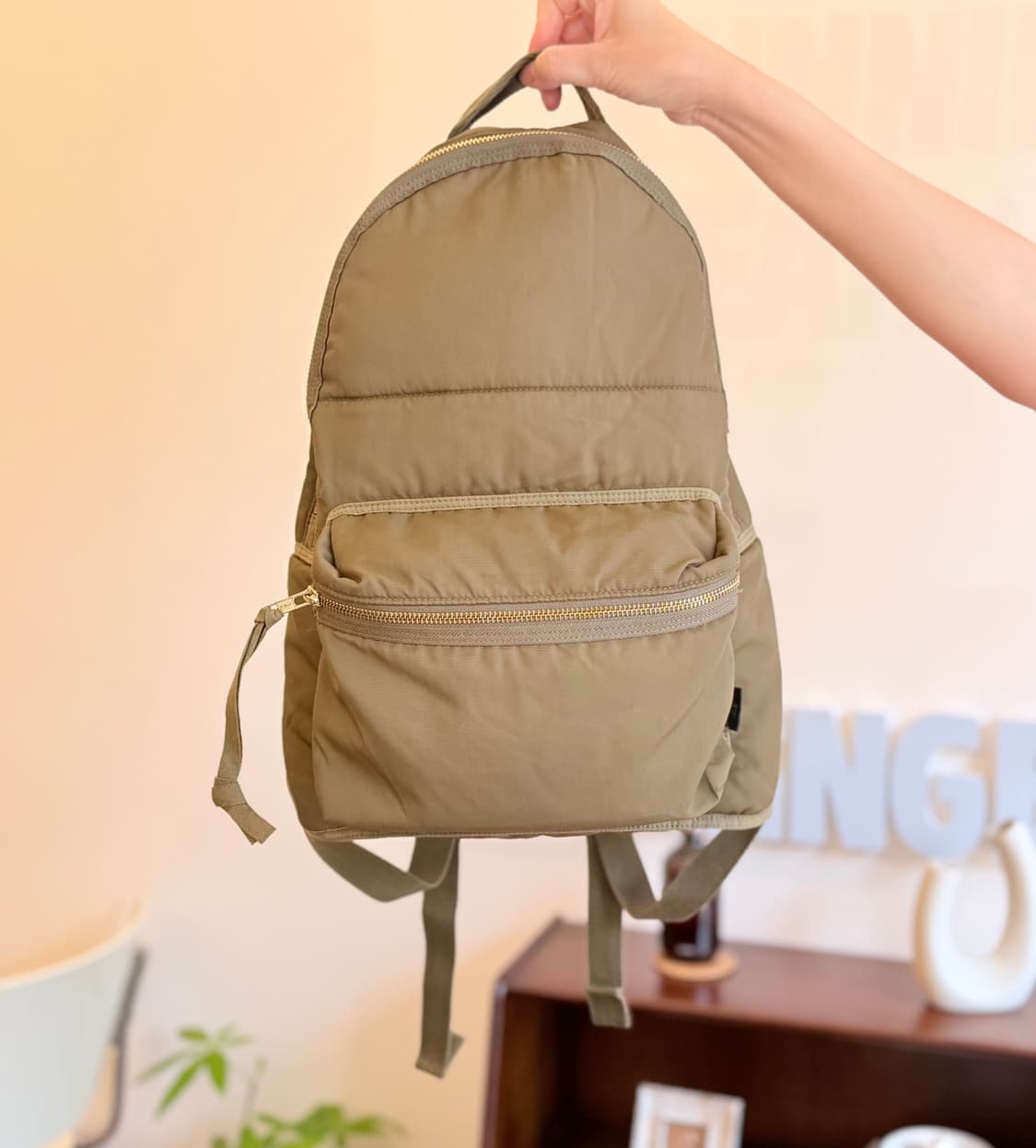 포터걸 PORTER GIRL 배낭 데이팩 696-06193 Khaki 상품이미지2