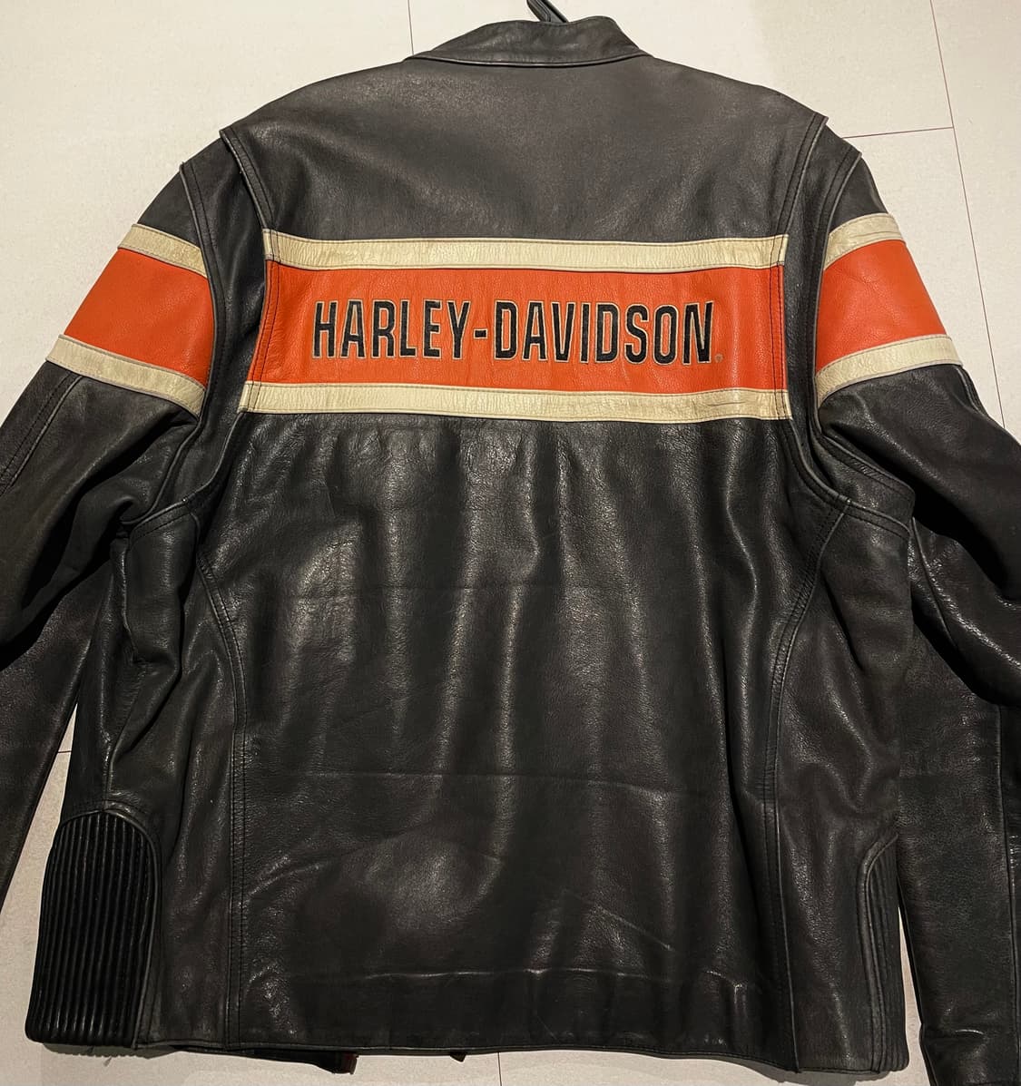 할리데이비슨 소가죽 자켓 XL 상품이미지2