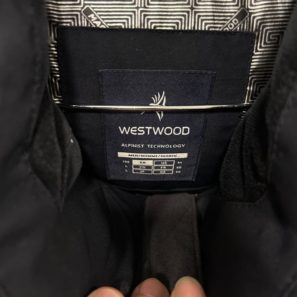 웨스트우드 알파인스트 덕다운 무광 후드 패딩 상품이미지3