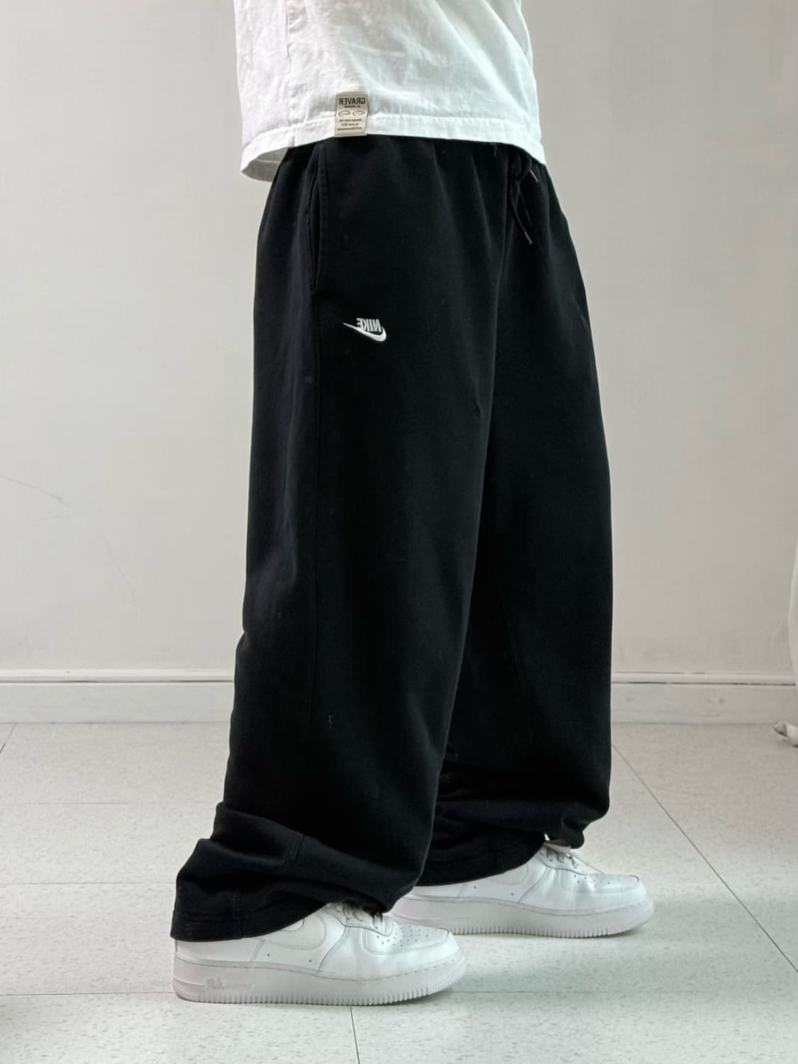 나이키 블랙 코튼팬츠 상품이미지2