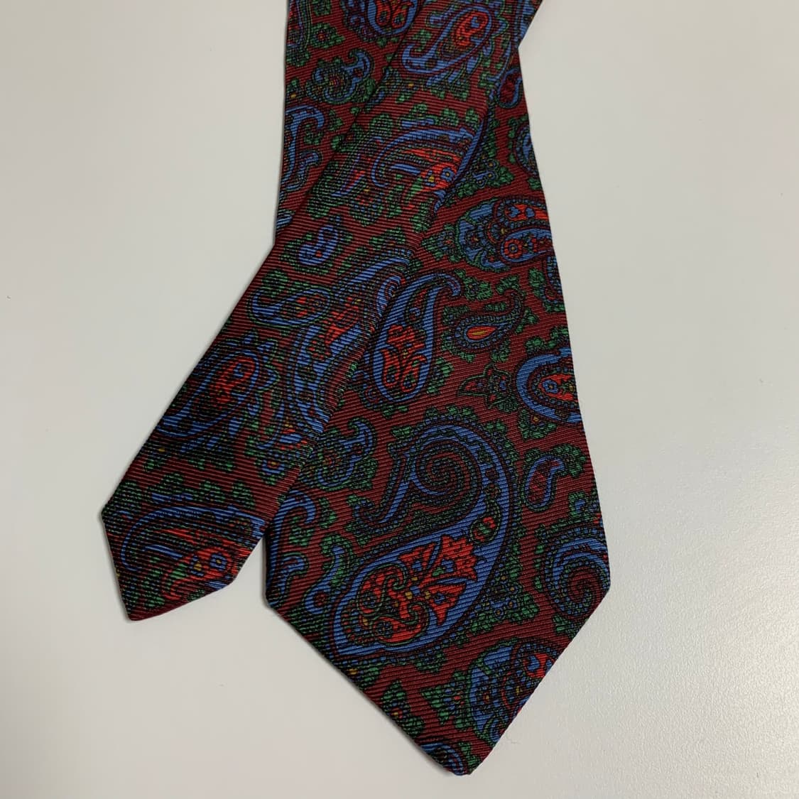 버버리(BURBERRY) 페이즐리 넥타이 명품 A+등급 9cm 상품이미지4