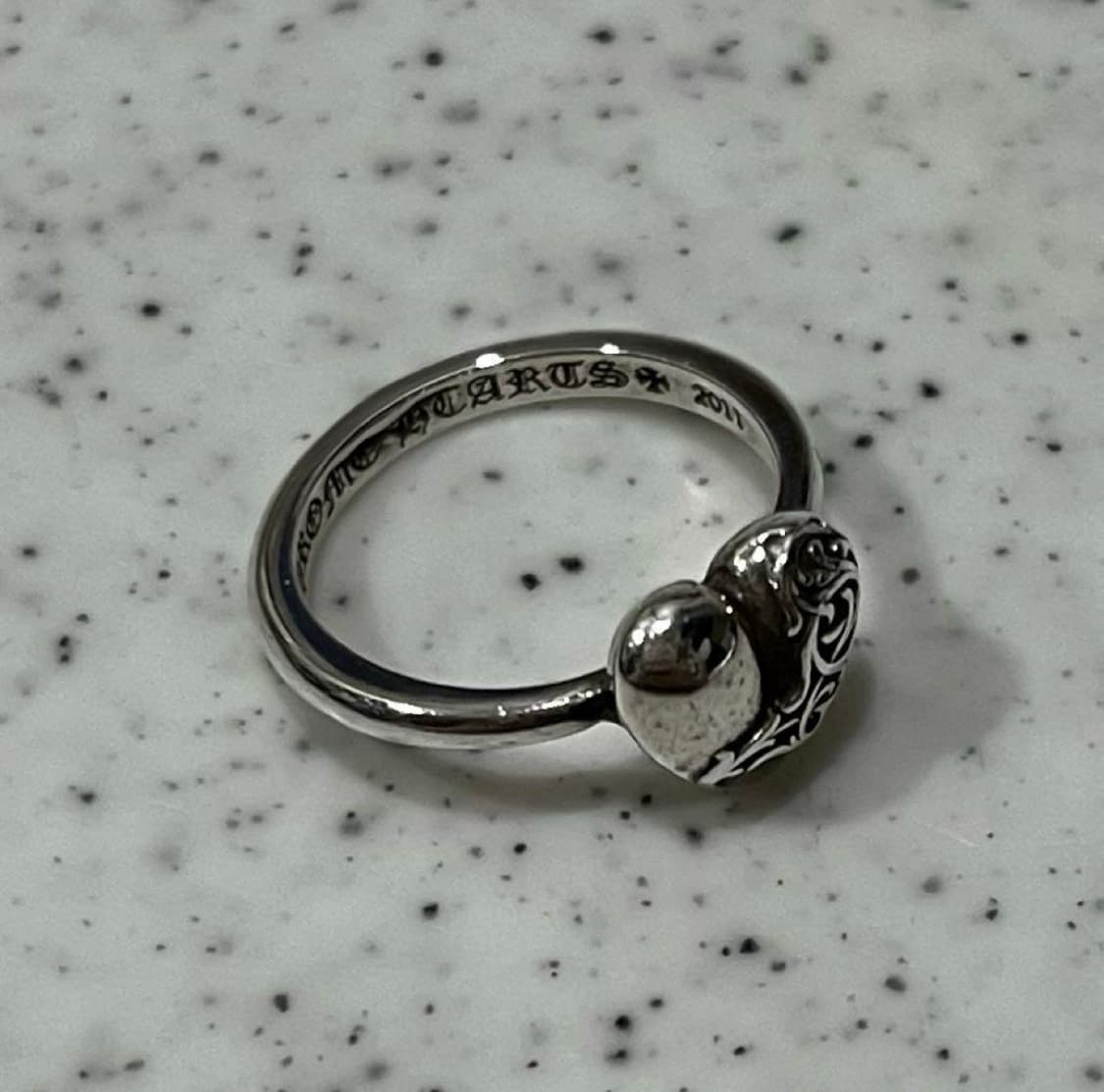 Chrome Hearts Bubblegum Heart Ring 감정가능 상품이미지6