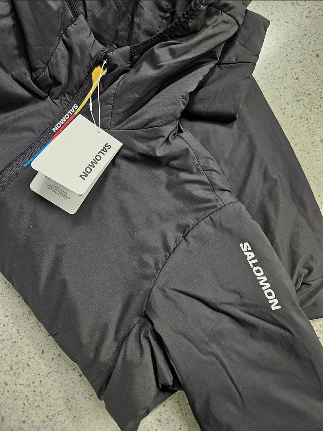 [XL] 살로몬 모디세이 패딩자켓 블랙 상품이미지1