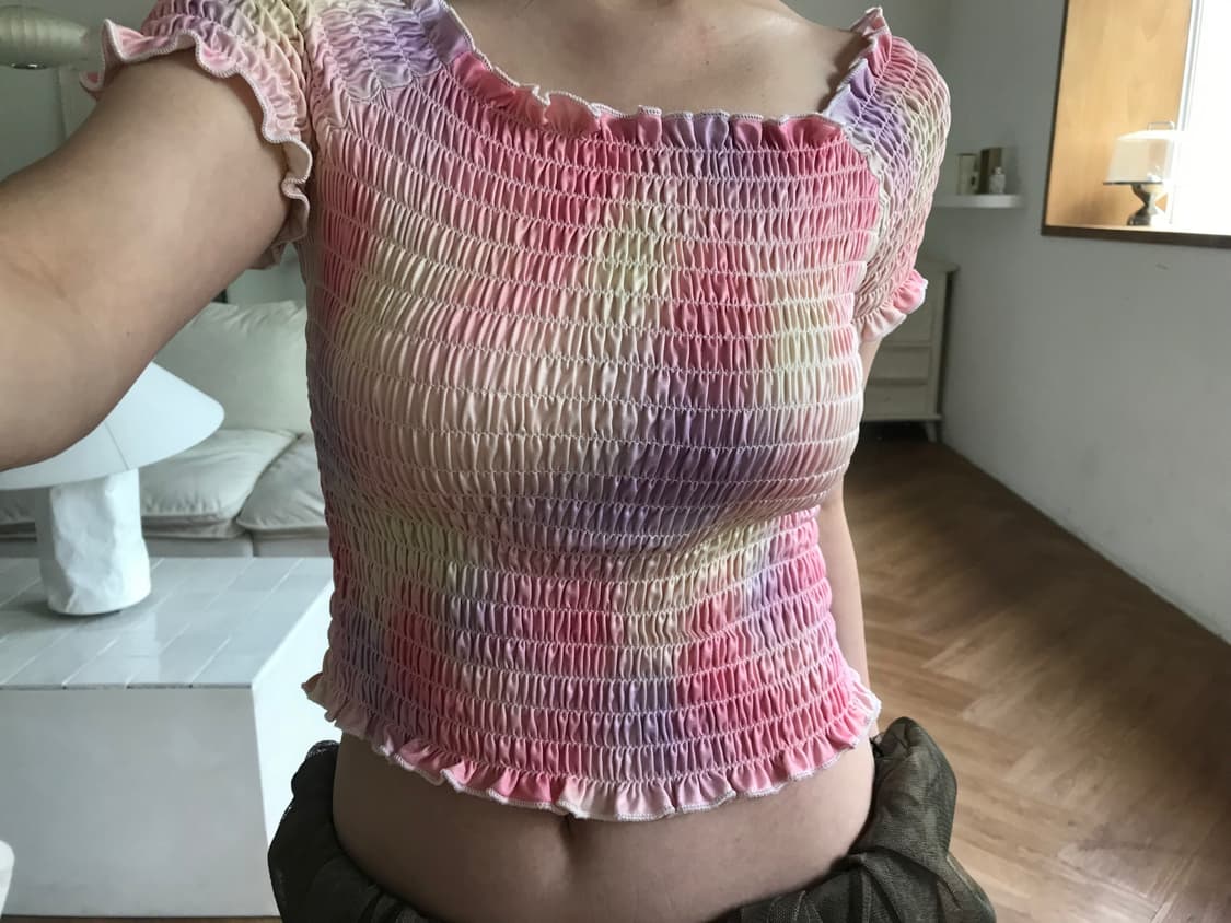 vintage smoke top 상품이미지1