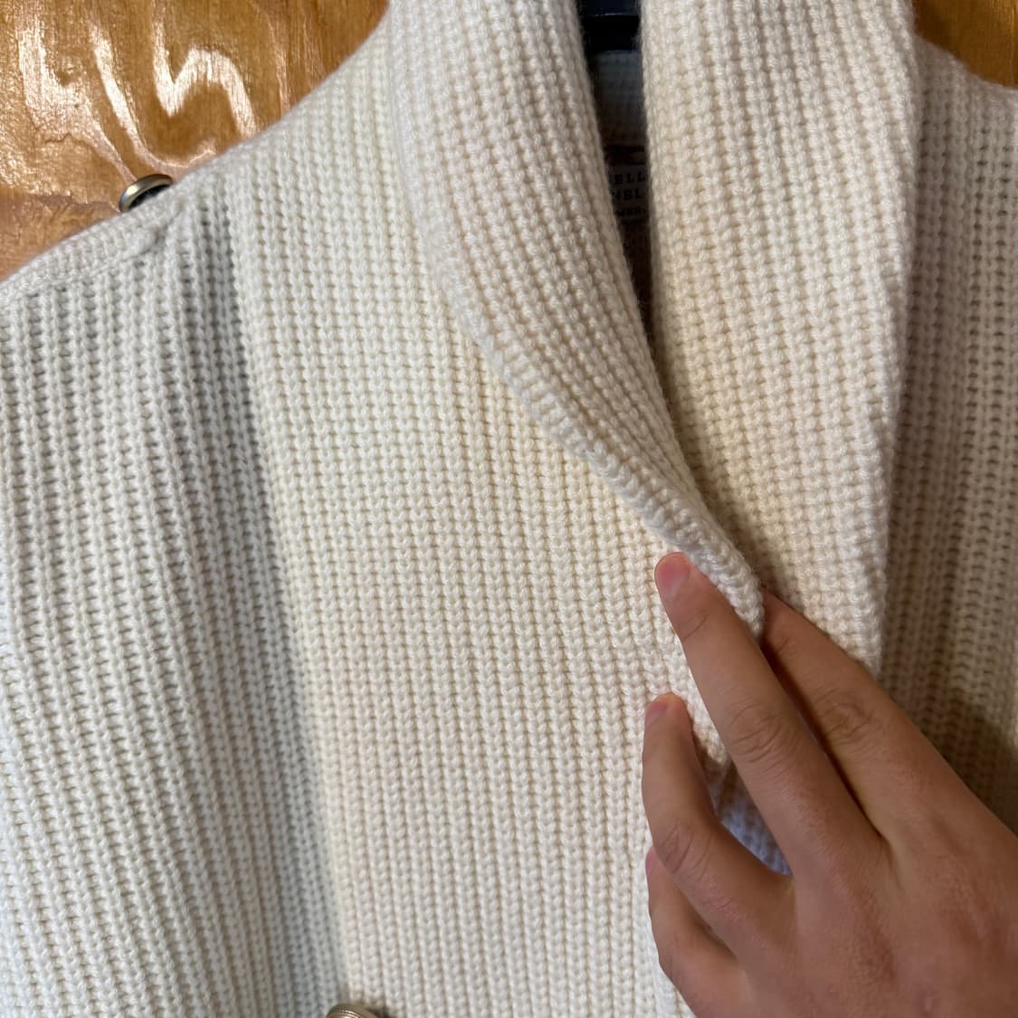 새상품) 브루넬로 쿠치넬리 24 f/w 금장 니트 가디건 자켓 상품이미지9