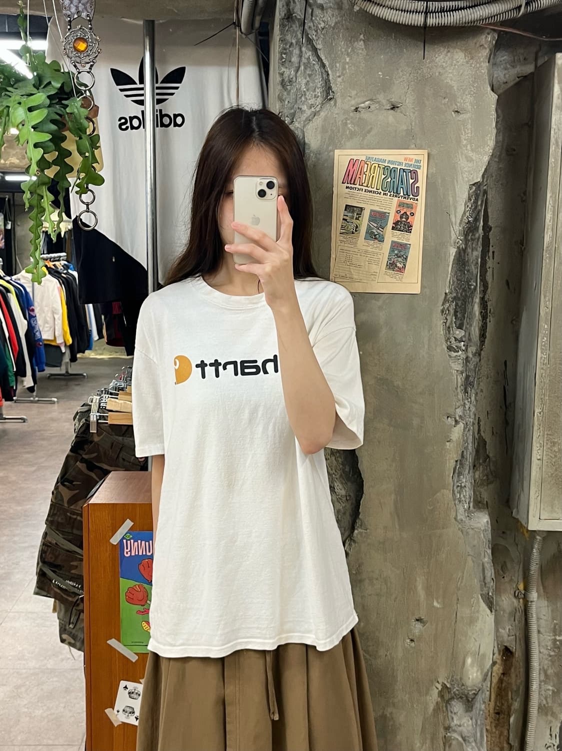 칼하트 반팔티 화이트 L #csz720 상품이미지2