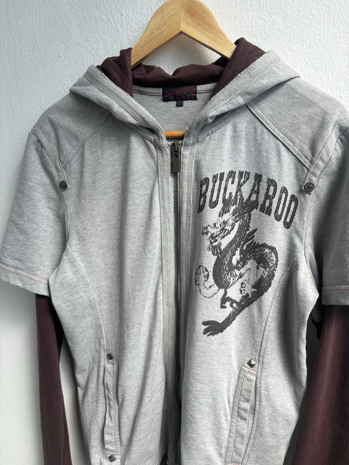 Buckaroo Graphic Layered Hood Zip-Up 상품이미지5