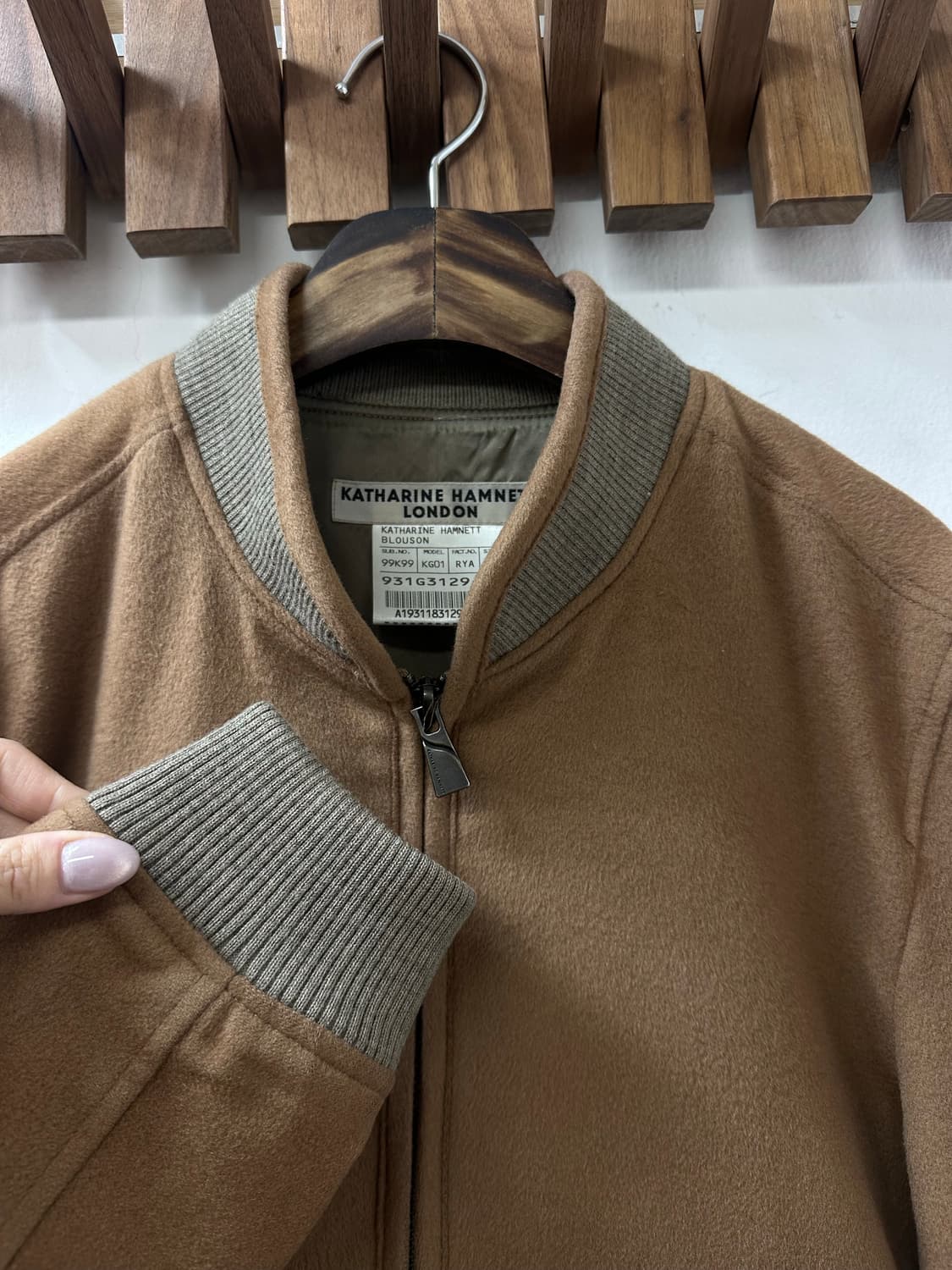 Katharine Hamnett London 캐서린햄넷 울100% 자켓 상품이미지2