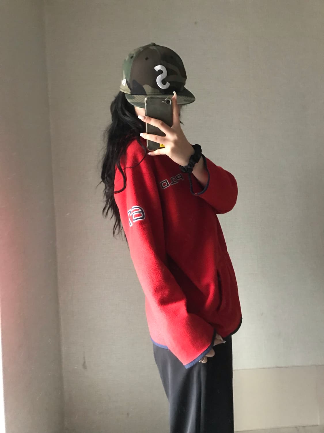 폴로 레드 후리스 상품이미지3