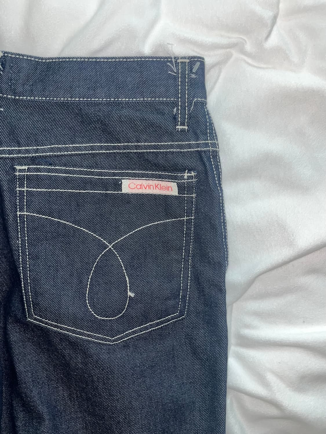 (쿨거4) 캘빈클라인 생지 와이드 데님 팬츠 상품이미지3