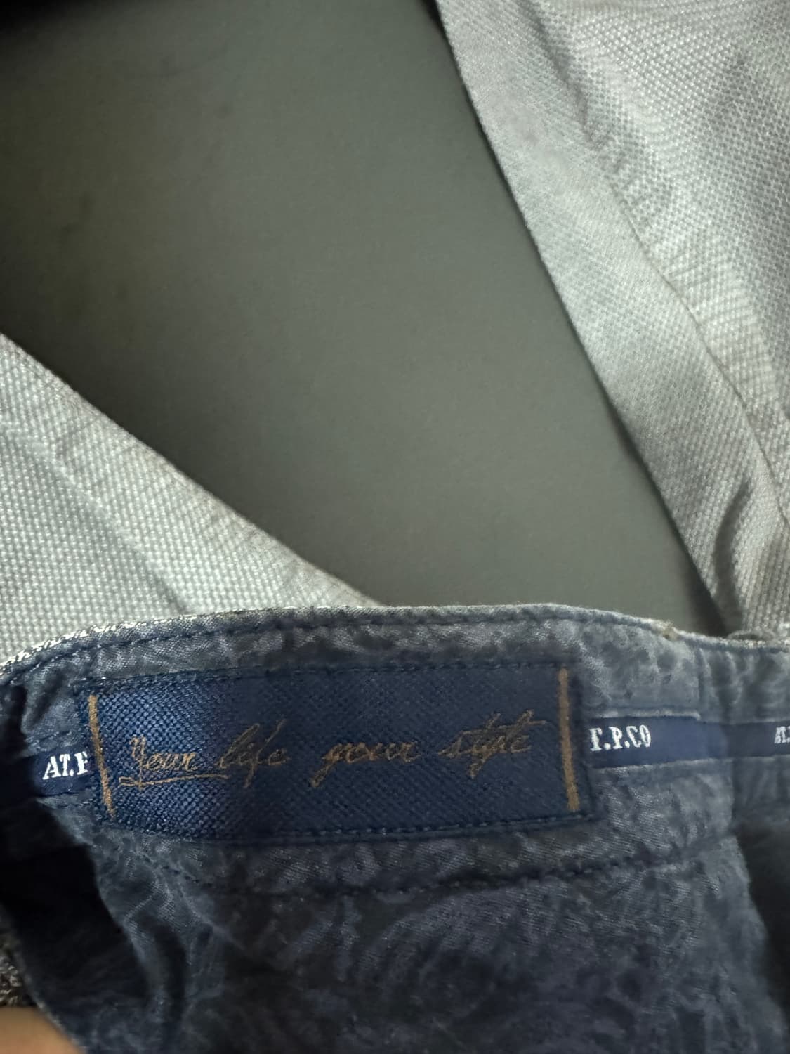 at.p.co 에이티피코 이태리 프린팅 면바지 33.8인치 상품이미지4