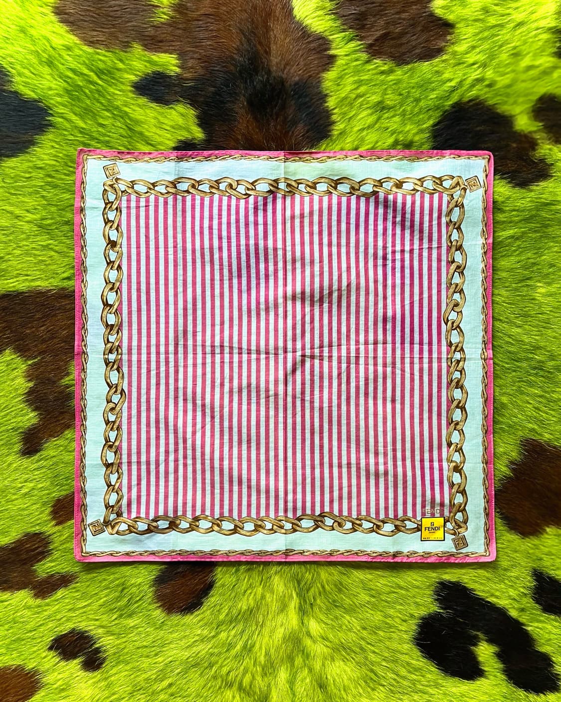 1980-90s Old FENDI Archive Bandana Scarf 상품이미지7