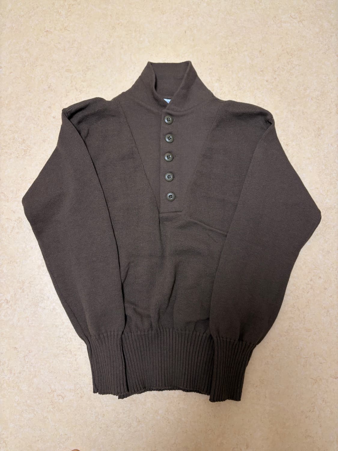 미군 5버튼 DSCP 헨리넥 니트 스웨터 USA 상품이미지1