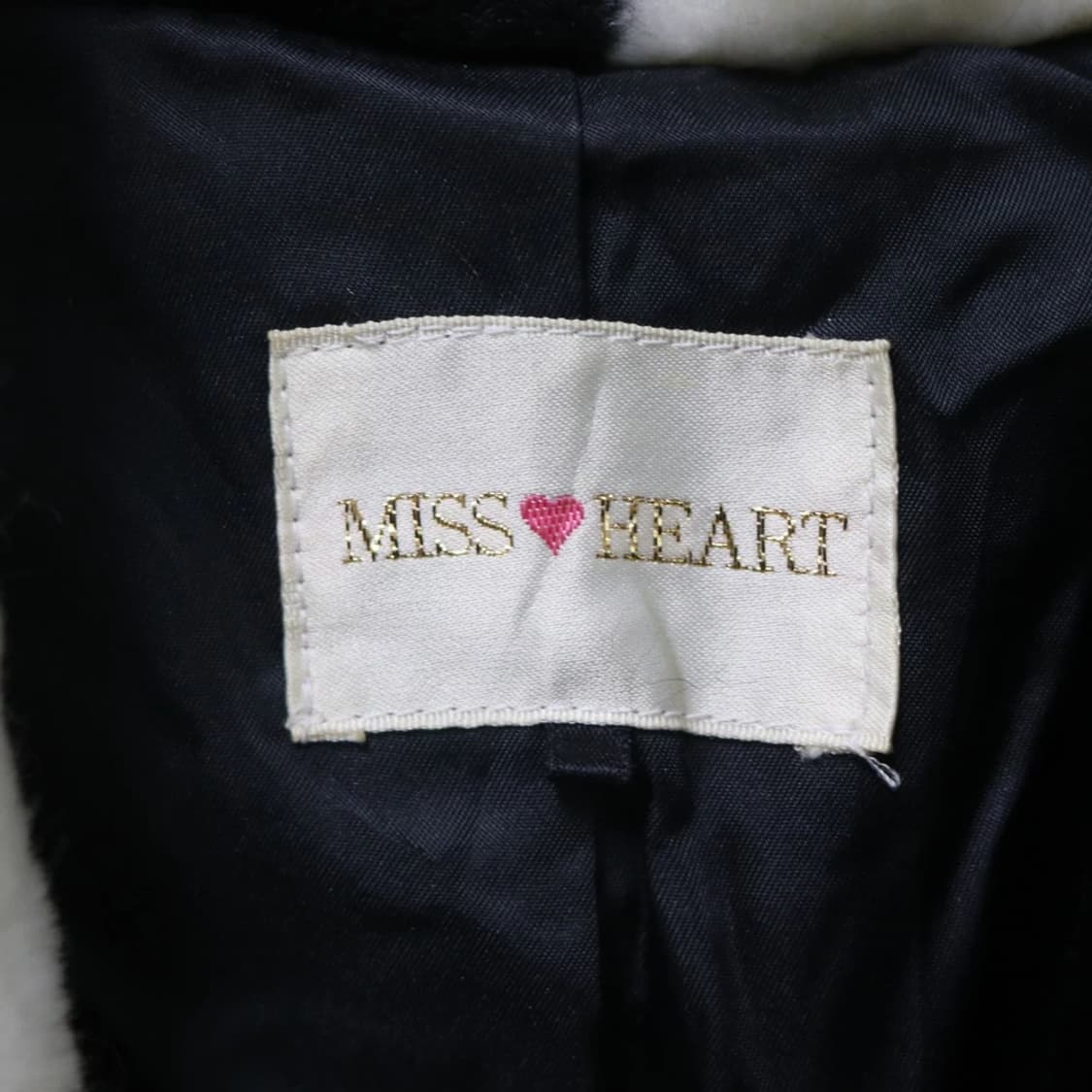 90'S RARE VINTAGE MISS HEART 퍼코트 62261 상품이미지9
