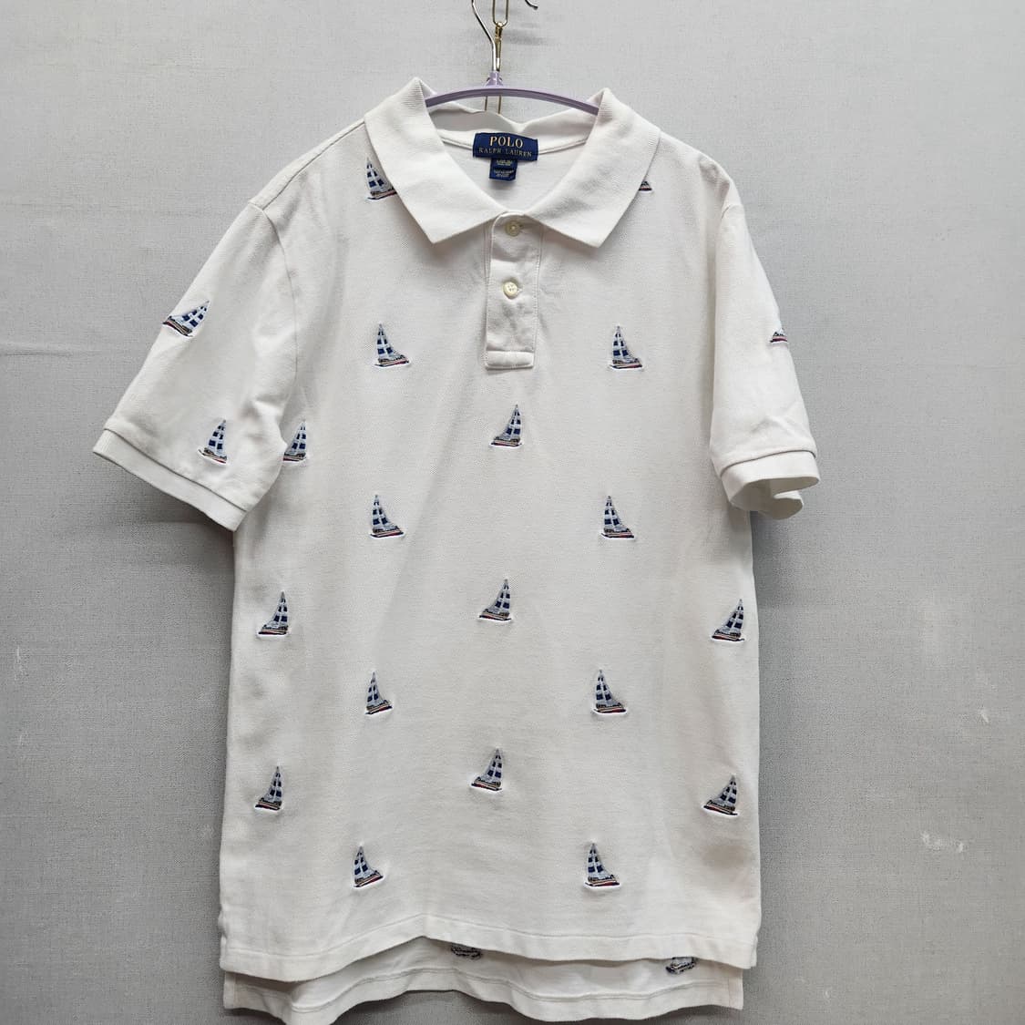 폴로랄프로렌 요트 자수 반팔카라 S 상품이미지1