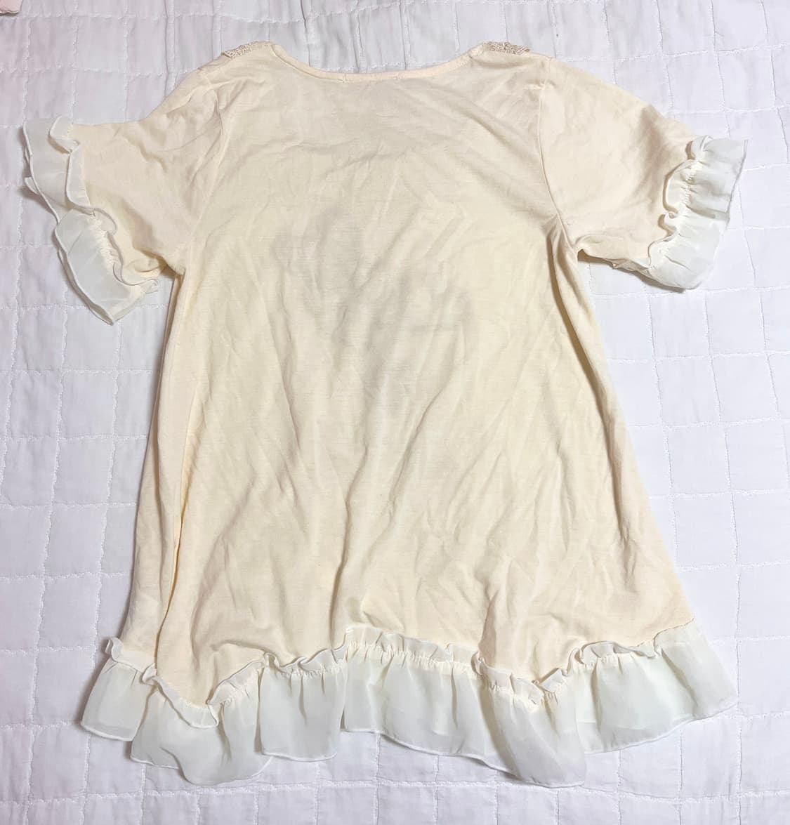 엑시즈팜 빈티지 로걀 라떼갸루 히메갸루 블라우스 티셔츠 상품이미지4