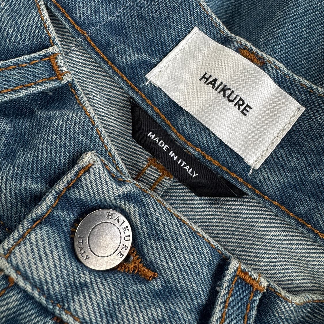 하이쿠레 25 버뮤다 와이드 데님 진 상품이미지4